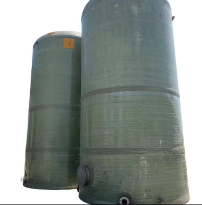 Frp Grp Tanque de almacenamiento de agua de fibra de vidrio Tanque de almacenamiento de líquido / ácido químico