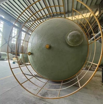 Tanque de FRP rectangular de alta resistencia Ácido sulfúrico Tanque químico de FRP fácil de instalar