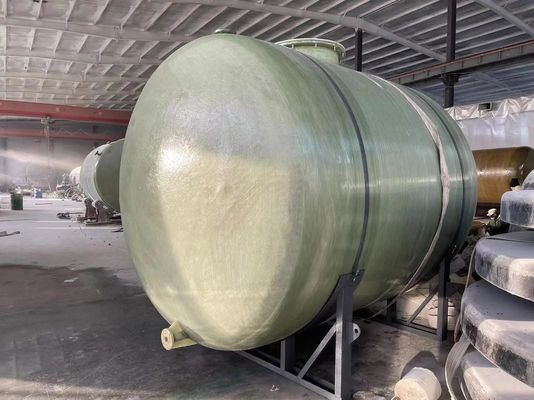 Tanque de almacenamiento de ácido de fibra de vidrio horizontal, tanque de almacenamiento de fibra de vidrio, tanque químico de fibra de vidrio alta densidad