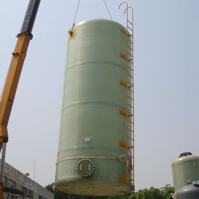 Solución de almacenamiento de diámetro personalizado de tanque de FRP para almacenamiento industrial
