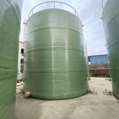Solución de almacenamiento de diámetro personalizado de tanque de FRP para almacenamiento industrial
