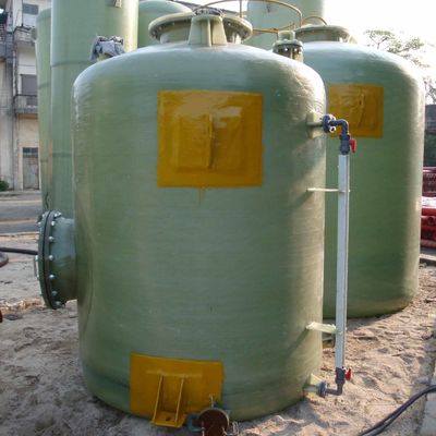 Tanques de almacenamiento de productos químicos industriales de FRP de capacidad personalizada