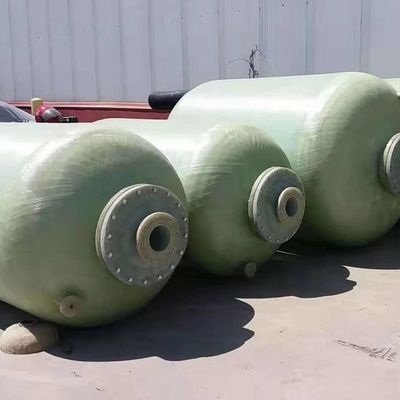 Tanque de almacenamiento de agua agrícola FRP de larga duración con alcantarillado opcional