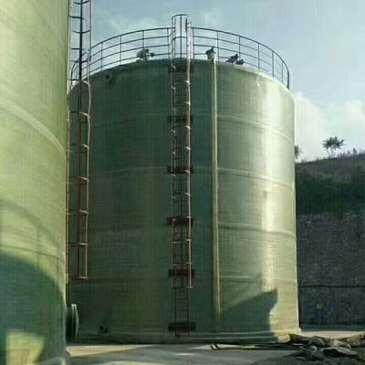 Diseño expandible Tanque de almacenamiento de FRP agrícola Vertical 1m3-200m3 Capacidad