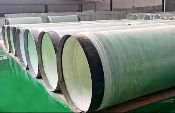 Fibra de vidrio personalizada refuerza las tuberías de agua FRP tubo de conexión para sumergidos subterráneos