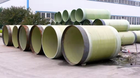 Fibra de vidrio personalizada refuerza las tuberías de agua FRP tubo de conexión para sumergidos subterráneos