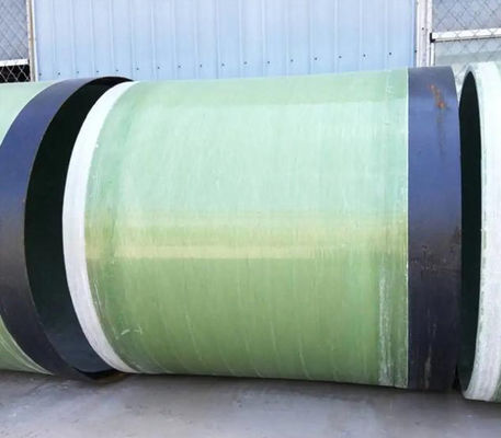 Tubo de fibra de vidrio FRP resistente al calor Tubo de conexión de fibra de vidrio para construcción subterránea