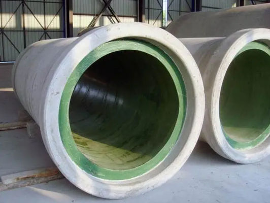 Tubo de fibra de vidrio FRP resistente al calor Tubo de conexión de fibra de vidrio para construcción subterránea