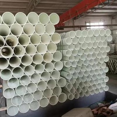 Tubo reforzado con fibra de FRP de color personalizado para tratamiento de agua / procesamiento químico