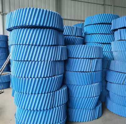Envase de PVC de contraflujo de llenado de flujo cruzado de torre de enfriamiento de llenado de embalaje espesor personalizado