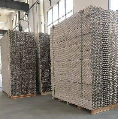 Envase de PVC de contraflujo de llenado de flujo cruzado de torre de enfriamiento de llenado de embalaje espesor personalizado