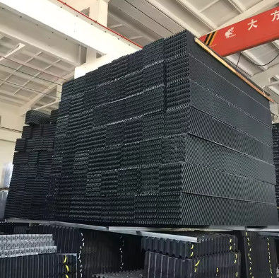 Envase de PVC de contraflujo de llenado de flujo cruzado de torre de enfriamiento de llenado de embalaje espesor personalizado