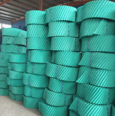 Envase de PVC de contraflujo de llenado de flujo cruzado de torre de enfriamiento de llenado de embalaje espesor personalizado