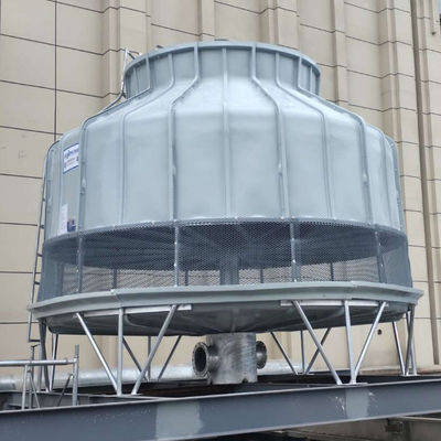 Torre de refrigeración de FRP reforzada con fibra de vidrio Tipo de contraflujo Tamaño personalizado