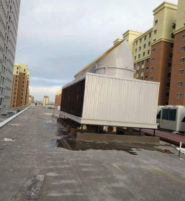 Torre de refrigeración de contraflujo Frp Cuadrado GRP Torre de refrigeración de flujo cruzado Tamaño OEM