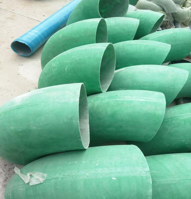 Fittings industriales de tuberías de fibra de vidrio de FRP de 45 a 135 grados para el suministro de agua