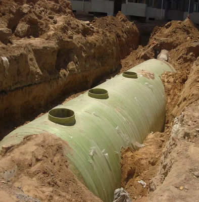 20m3 5000 galones FRP GRP tanque séptico subterráneo para el centro comercial Hospital escolar