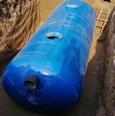 Tanque séptico de FRP GRP de alta resistencia para el tratamiento de heces humanas y animales
