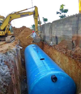 Tanque séptico de FRP GRP de alta resistencia para el tratamiento de heces humanas y animales