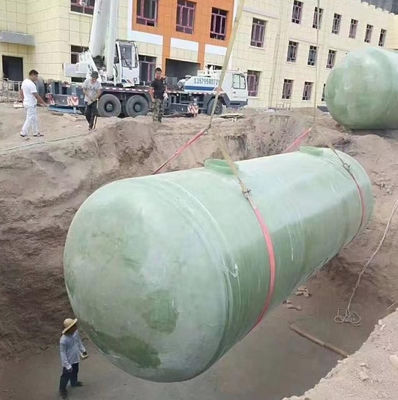 1000L FRP tanque séptico bio sin fugas tanque de aguas residuales de fibra de vidrio tratamiento de aguas residuales