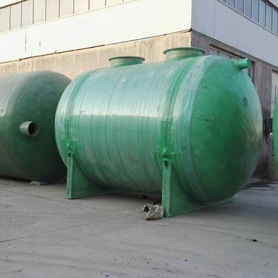 1-150m3 Capacidad Frp Tanque a presión para tratamiento subterráneo de aguas residuales