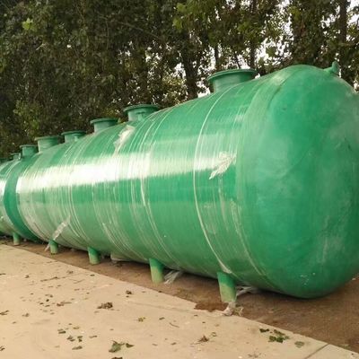 Diseño personalizado del tanque de contención de aguas residuales de FRP Gestión de residuos con tecnología de cuerda