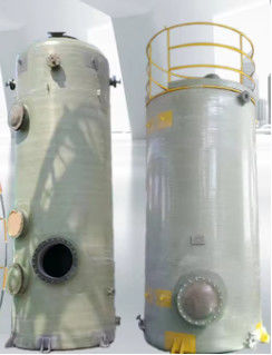 Material de FRP Purificación del aire Torre de gas de desechos industriales Torre de depuración de gas de agua GRP