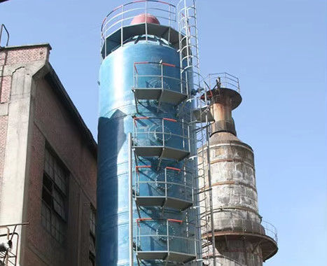 Cubierta de absorción de gases de desecho de FRP de bajo mantenimiento