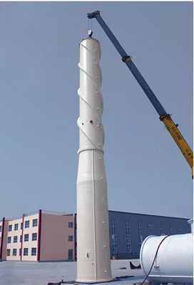 Cubierta de absorción de gases de desecho de FRP de bajo mantenimiento
