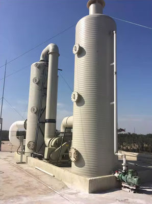 Capas de gel multicolores de purificación de FRP Torre de absorción de niebla ácida