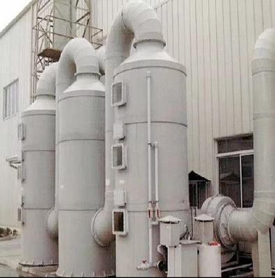 Torre de absorción de FRP personalizada Tratamiento de residuos industriales con superficie lisa