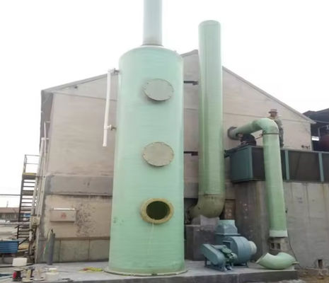 Torre de absorción de FRP industrial para el tratamiento de gases de cola y niebla ácida