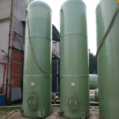 GRP de capas de gel cubiertas torre de absorción de FRP pulverización de múltiples capas para gas ácido residual