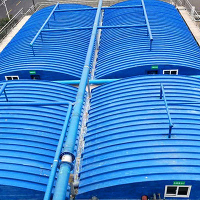 Gránulo de cubierta de GRP FRP de espesor personalizado Fibra de vidrio plana Recolección de gas de cubierta de piscina de aguas residuales
