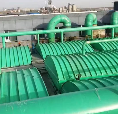 Aislamiento térmico Frp Arcada cubierta del tanque de aguas residuales Antienvejecimiento para el tanque de aguas residuales