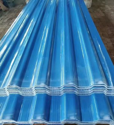 Panel de techo de FRP de materiales compuestos de GRP anticorrosión para capuchón de recogida de gas Hoja de FRP corrugada