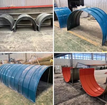 Cubierta de arco de FRP no resbaladizo Recolección de placas de gas Cubierta de piscina de aguas residuales de plástico reforzada con fibra