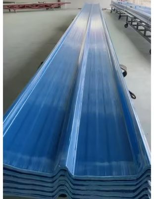 Superficie lisa placa de cubierta de FRP de fibra de vidrio de techo corrugado resistente a la corrosión