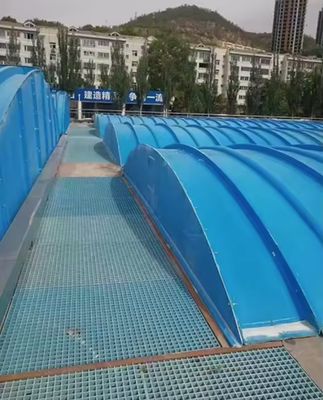 Capa de tanque de aguas residuales Frp Grp resistente a la corrosión para ingeniería de sistemas de tratamiento de aguas residuales