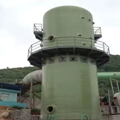 Escruber de desulfuración de gases de combustión / limpiador de gases de fibra de vidrio industrial GRP FRP Torre