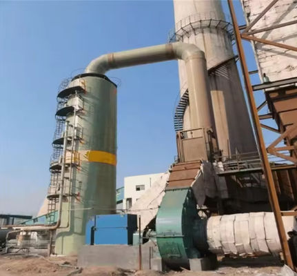Torre de desulfuración de FRP de pulverización de múltiples capas para la industria humo de gas húmedo