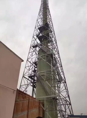 Torre de desulfuración de FRP de pulverización de múltiples capas para la industria humo de gas húmedo