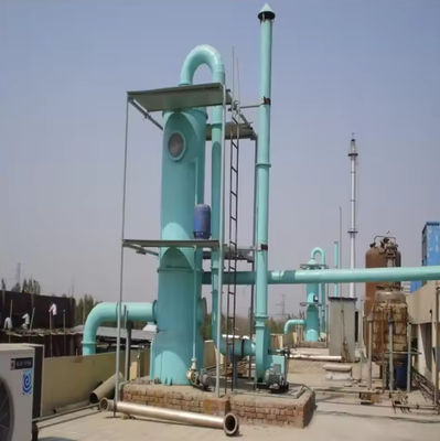 Torre de desulfuración de FRP de alta capacidad, limpiadora de gas de amoníaco de plástico reforzada con fibra