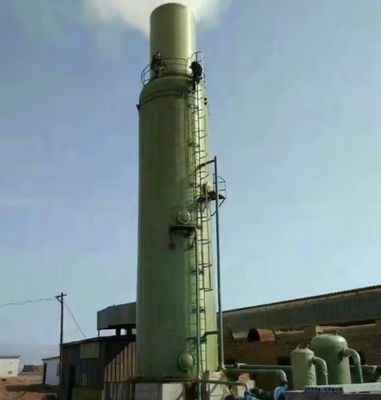 Torre de absorción de desulfuración y purificación de fibra de vidrio de FRP Torre de limpieza de GRP