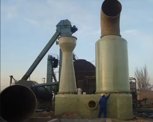 Torre de absorción de desulfuración y purificación de fibra de vidrio de FRP Torre de limpieza de GRP