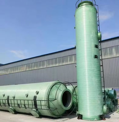 OEM GRP Frp Torre de desulfuración para la purificación de gas Tratamiento de gases de escape