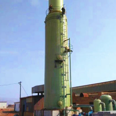 Torre de desulfuración de gases de combustión de altura personalizada Estructura vertical para el tratamiento de gases de desecho
