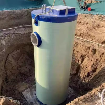 Estación de bombeo de aguas pluviales de alta integración de aguas residuales Estructura FRP GRP