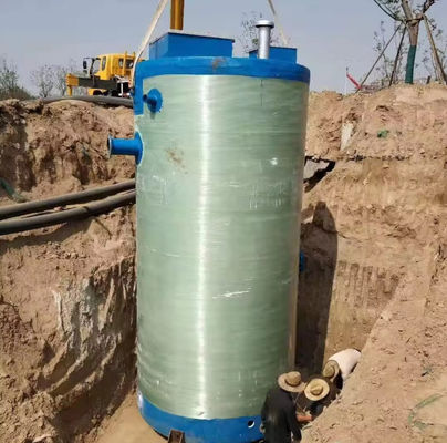 Estación de elevación de aguas residuales integrada de gran capacidad Estación de bombeo de aguas residuales prefabricada