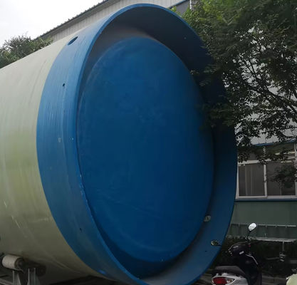 Grp Fibra de vidrio Frp Estación de bombeo de aguas residuales Prefabricado Integrado de aguas residuales domésticas